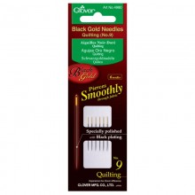 Clover black-gold quilting needles